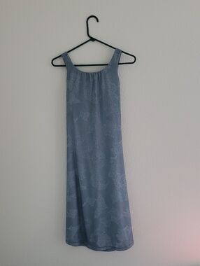 Prana Skypath Dress Seafoam Dotty Size Medium